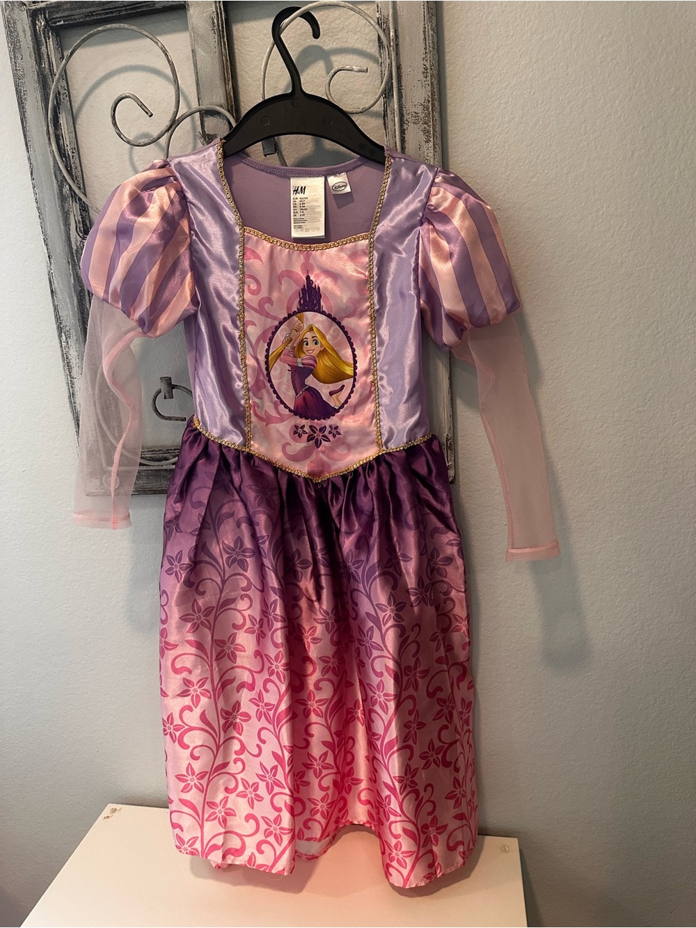 H&M Disney Purple & Pink Princess Rapunzel Costume Dress for Kids